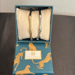 House of Harlow 1960 |Gold and Silver Stretch Bracelets ✨